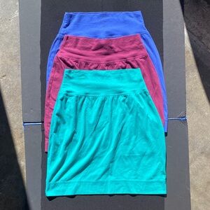 5th Culture Women's Pencil Skirt Set - Teal, Purple, Blue